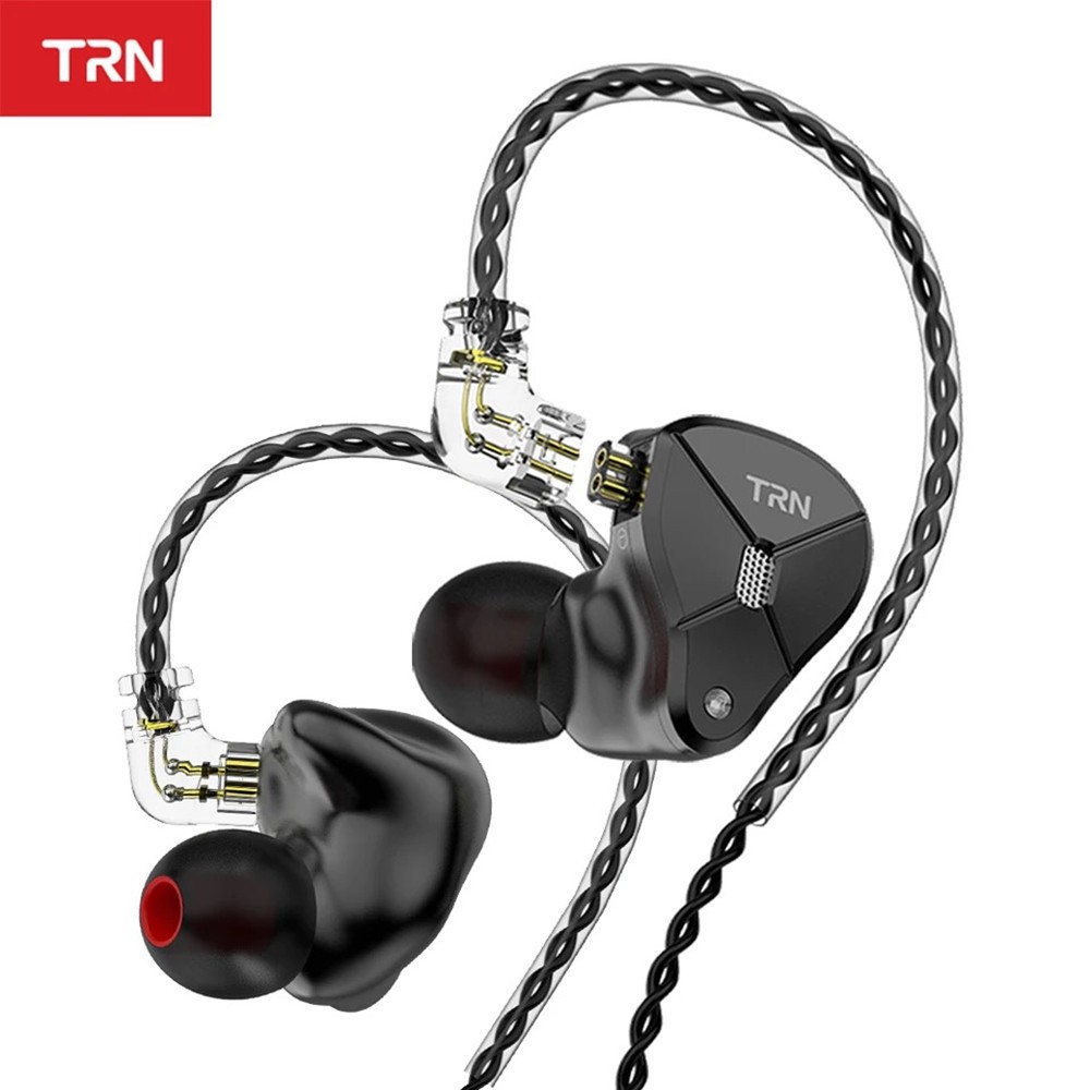 TRN BA5 5BA In Ear Earphone Metal IEM HIFI Monitor Running Sport Headset Stage Resolution Detachable 2Pin