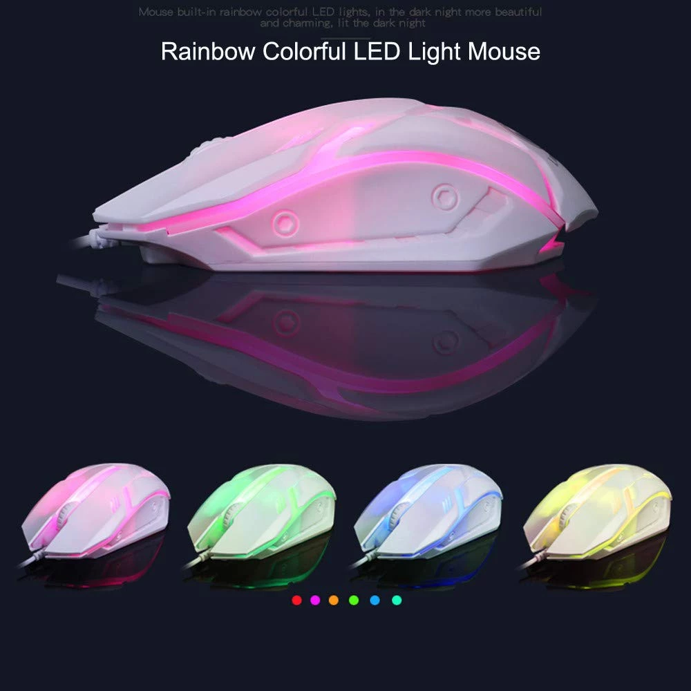 LIMEIDE GTX300 คีย์บอร์ดเมาส์ USB ไฟ RGB แป้นพิมพ์ไทย thumbnail 10
