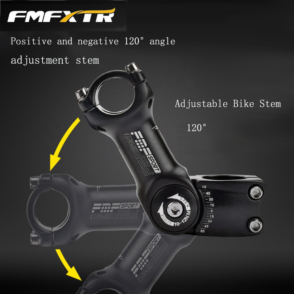 ปรับมุมจักรยาน 25.4/31.88 มม.Handlebar Stem Riser อลูมิเนียมด้านหน้าส้อม Stem Adapter Mountain Bike 