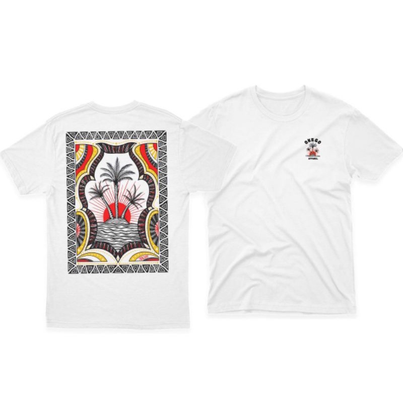 เสื้อยืด SABAH STREET WEAR STONE OKEGO APPAREL TSHIRT 420 BAJU STUSSY BAJU VINTAGE COTTON