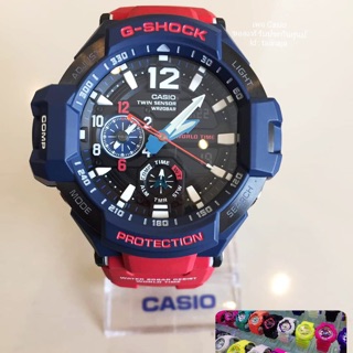 นาฬิกา G-SHOCK ของแท้ รับประกันศูนย์ รุ่น GA-1100-2 รุ่นนักบินอ๊อฟติมัส สุดเท่ นาฬิกาสองระบบ ของผู้ชาย ของใหม่