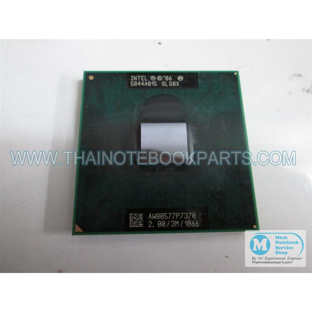 ซีพียู CPU Intel Core 2 Duo Mobile P7370 ความเร็ว 2.0GHz, L2 3MB, Bus 1066Hz, Socket P - AW80577SH04