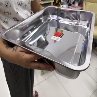 TAILONG ถาดบุฟเฟ่ต์ สเตนเลส 1ช่อง (1 ชุด)  ถาดอุ่นอาหาร STAINLESS CHAFING DISH TL-451 ขนาด 30x40 ลึก 7 ซม