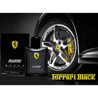 Scuderia Ferrari Black Edt For Men 125 ml. ( กล่องซีล )