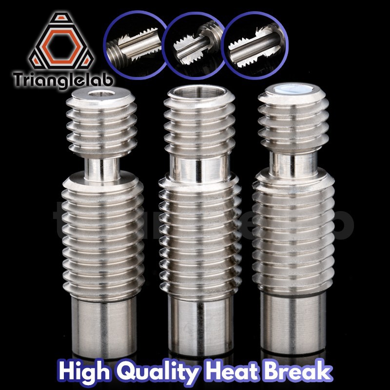 TRIANGLELAB High quality heat break for E3D V6 Volcano heater block 1.75mm Filament 3D printer