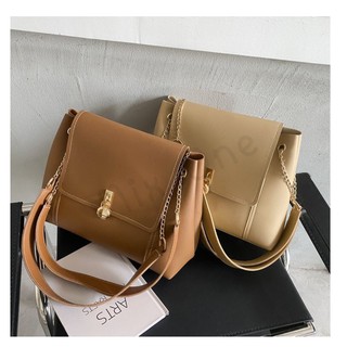 Bag02 กระเป๋าสะพายผู้หญิง หนังPUหนา อย่างดี ทรงสวย สะพายไหล่ Crossbodyได้ กระเป๋าสำหรับสตรี กระเป๋าถือ