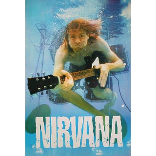 โปสเตอร์ รูปถ่าย นักร้อง วง ดนตรี ร็อก NIRVANA Kurt Cobain (1987-1994) POSTER 24"x35" นิ้ว Legend American Rock Band V4