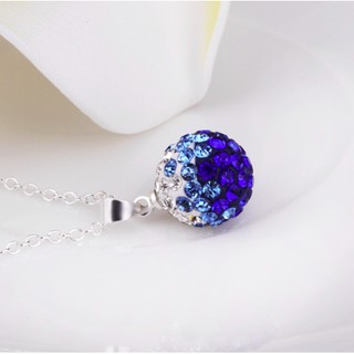จี้crystal shamballar ball  สีผสม