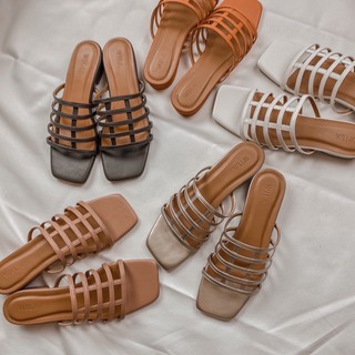 Haru sandals รองเท้าแตะสวม พร้อมส่ง กดสั่งได้เลยค่ะ (Wila shoes)