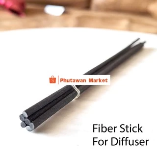 ก้านไม้ไฟเบอร์ ใช้กระจายกลิ่น Fiber stick for Diffuser ก้านไม้หอม น้ำหอมปรับอากาศ