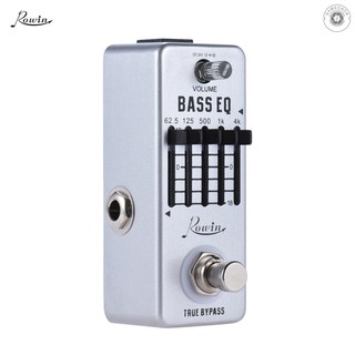 Rowin อุปกรณ์ทรูบายพาสแบบอลูมิเนียมอัลลอยด์ 5 - Band Eq สําหรับกีตาร์เบส