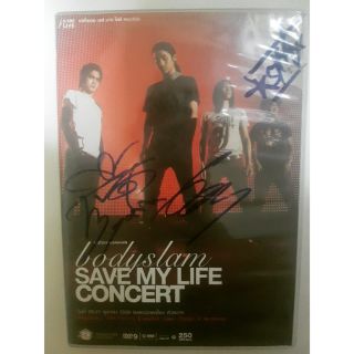 DVD CONCERT Save my Live  BodySlam มีลายเซ็นต์