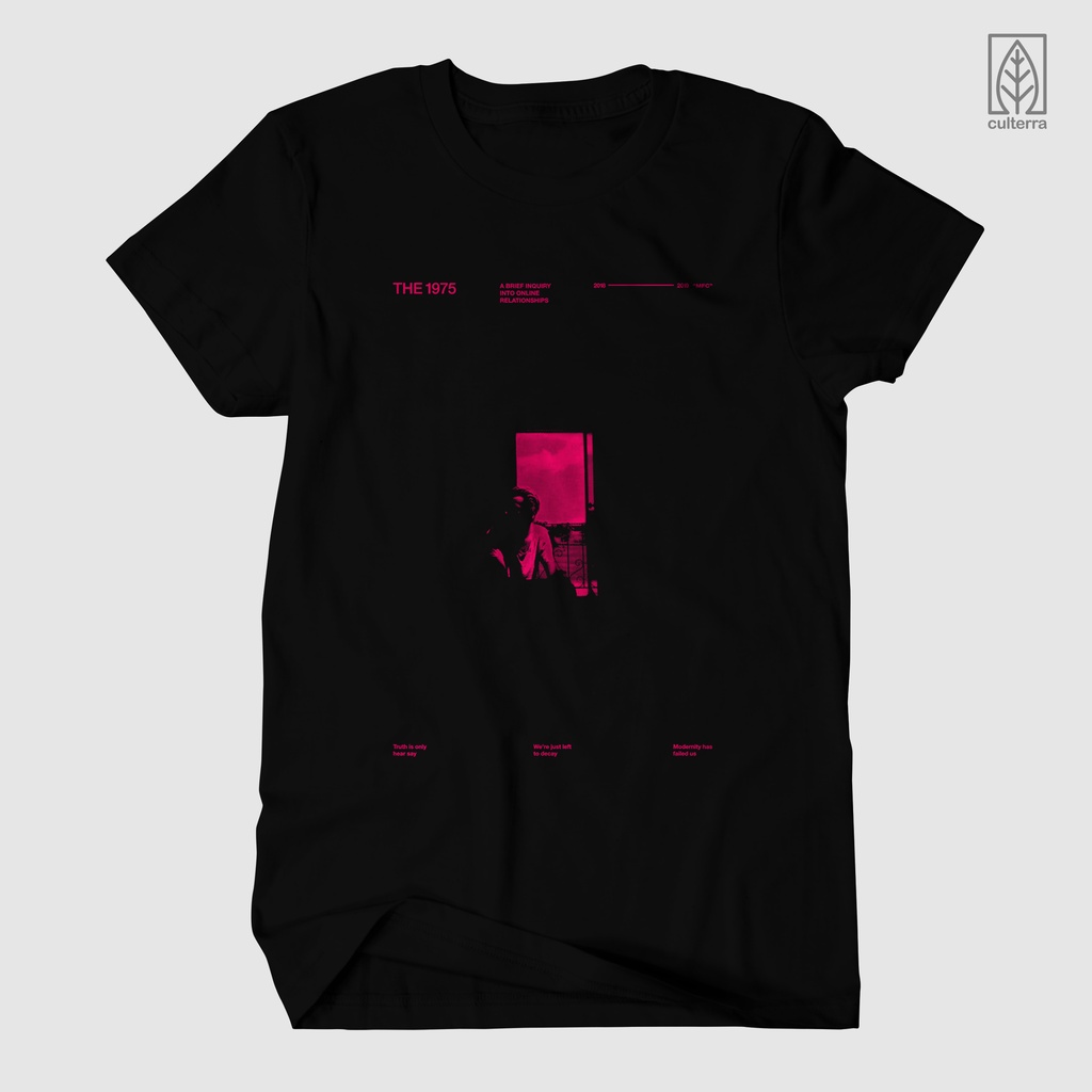เสื้อยืด Culterra BAND / เสื้อยืด 1975 / 1975 MAGENTA / ROCK METAL MUSIC เสื้อยืด / เสื้อยืด MONO VE