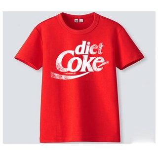 เสื้อยืด คอกลม แขนสั้น ลาย โค้ก coke coca cola vintage วินเทจ สไตล์ -YY2199