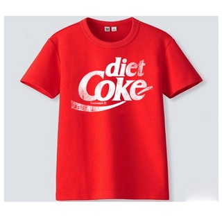 เสื้อยืด คอกลม แขนสั้น ลาย โค้ก coke coca cola vintage วินเทจ สไตล์ -YY2199