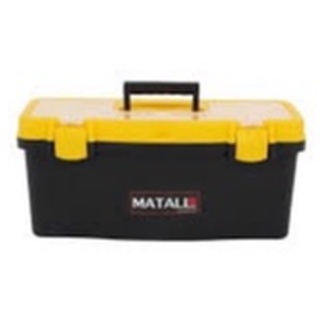 MATALL กล่องเครื่องมือ 12นิ้ว สีดำเหลือง รุ่น 22-1208 กล่องเครื่องมือพลาสติก มาทอล