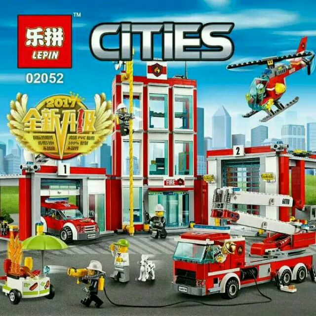 ส่งฟรี LEPIN 02052: City Fire Station