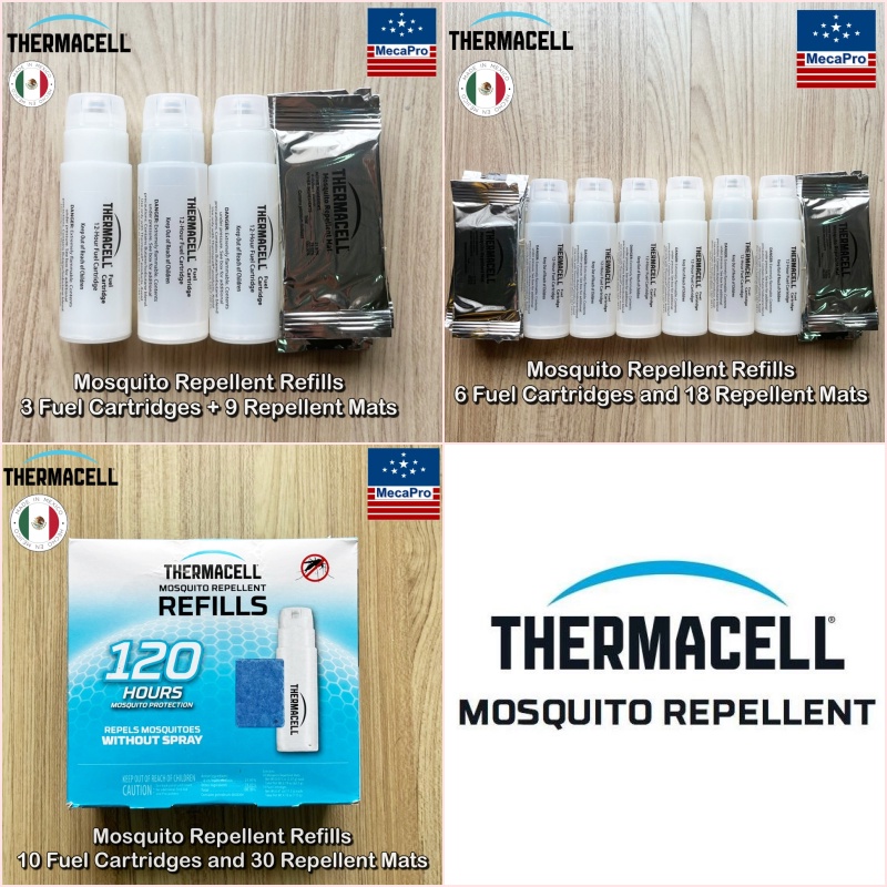 Thermacell® Mosquito Repellent Refills 15 Foot Zone of Mosquito Protection เทอมาเซล น้ำยาสำหรับเครื่องไล่ยุง รีฟิล