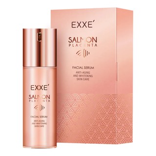 TT เอ็กซ์เซ่ แซลมอน พลาเซนต้า เฟเชียล ซีรั่ม 30มล EXXE SALMON PLACENTA FACIAL SERUM 30 ML.เซรั่มพรีเมี่ยมลบเลือนริ้วรอย