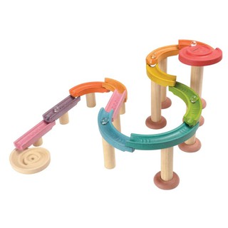 PlanToys 5643 Marble Run - Deluxe ของเล่นไม้ ระบบรางลูกแก้ว ตัวต่อรางลูกแก้ววิ่ง