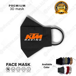 Ktm Racing 3D Mask - 3D KTM หน้ากากแข่งรถ