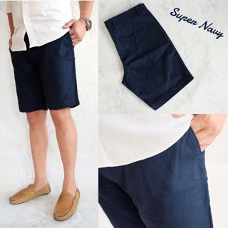 **SALE** กางเกงขาสั้นชิโนสีกรมท่า - Tony Chino Shorts