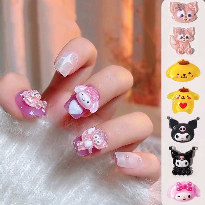 🎀 อุปกรณ์ตกแต่งเล็บ (A3) อะไหล่ติดเล็บ3D 🎀 สั่งขั้นต่ำ 20 บาทต่อออเดอร์