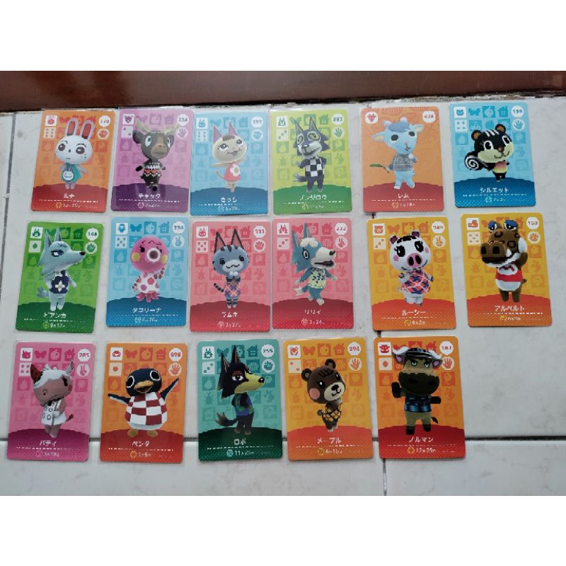 Amiibo animal crossing การ์ด ของเเท้ครับ