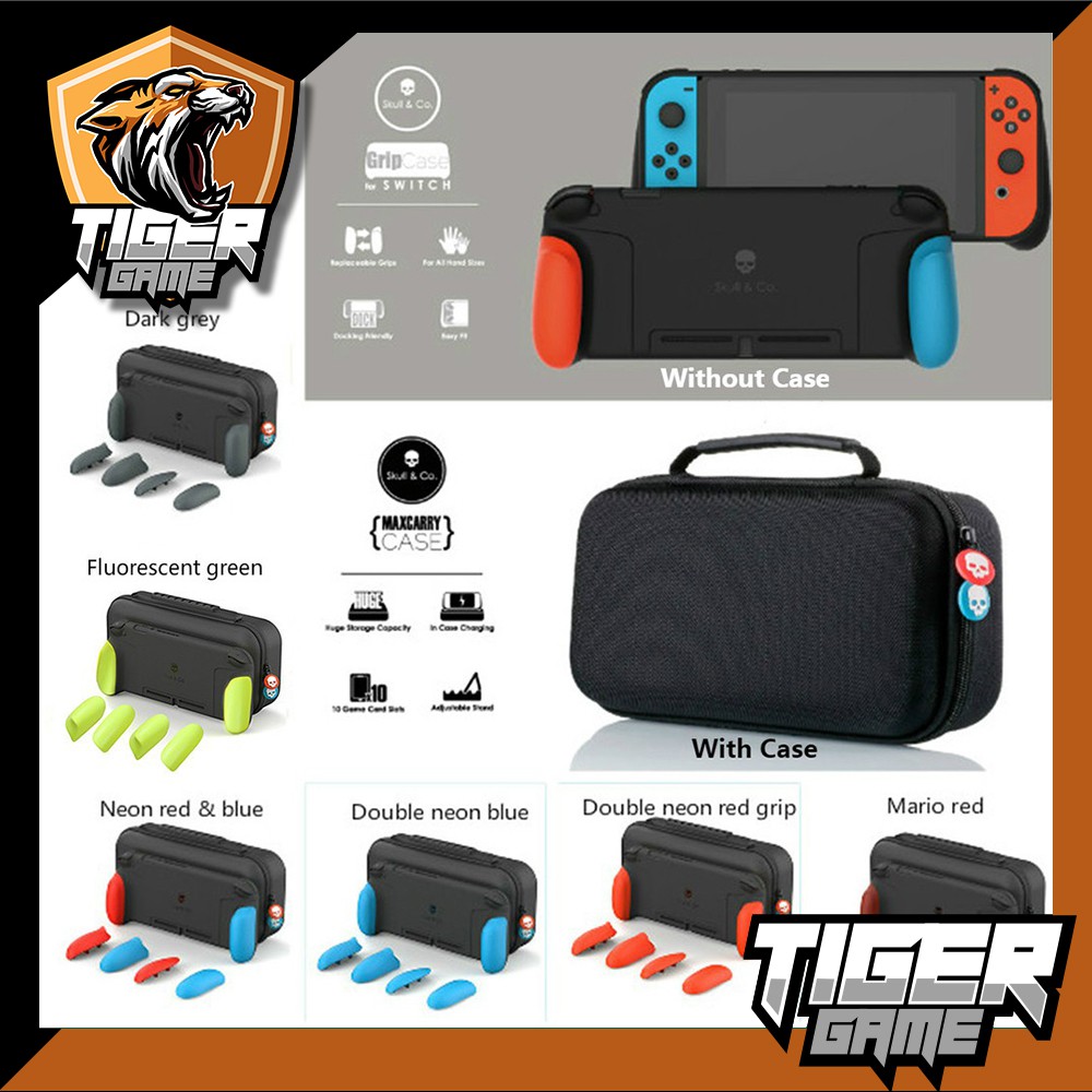 Skull & Co. Grip Case + Maxcarry Case for Nintendo SWITCH (Protective case for Nintendo Switch)(เคส Nintendo Switch)