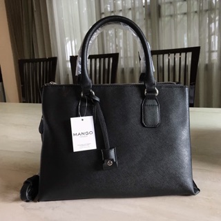 กระเป๋าสะพาย MNG SAFFIANO HANDBAG กระเป๋าถือหรือสะพายหนัง saffiano