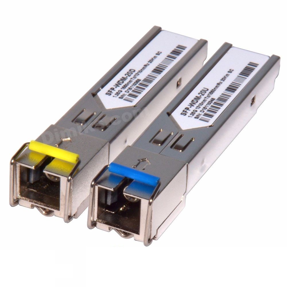 SFP single mode SC 20 KM 1.25G A+B (คู่)