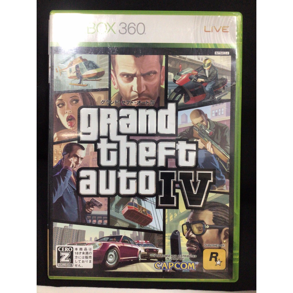 แผ่นแท้ [Xbox 360] Grand Theft Auto IV (Japan) (NJA-00015 | 00017) GTA