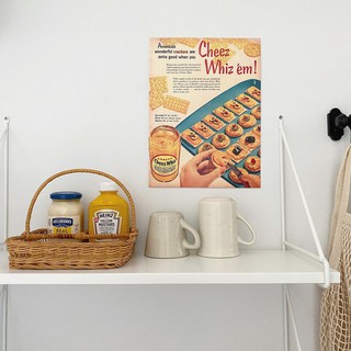 Poster - Vintage Food Ads : Cheeze Whiz’em!