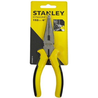 คีมปากแหลม STANLEY 84-031-1 6 นิ้ว6" STANLEY 84-031-1 LONG NOSE PLIERเครื่องมือช่าง คีม