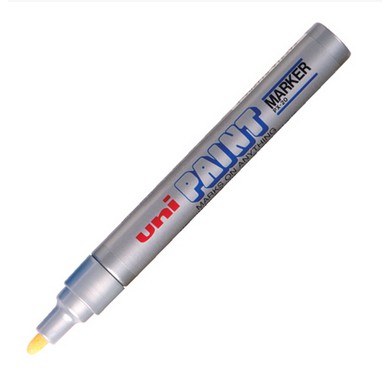 ปากกาเพ้นท์ [UNI PAINT] PX-20 2.2-2.8 มม. เงิน