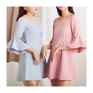 Anne Clothing เดรสปาดไหล่รุ่นใหม่ ทรงสวย มีดีเทลตรงแขนเกร๋สุดๆค่า เรียบๆหรูๆ ใส่แล้วดูแพงเวอร์ ใส่ไปงานก้อปังสุดๆ