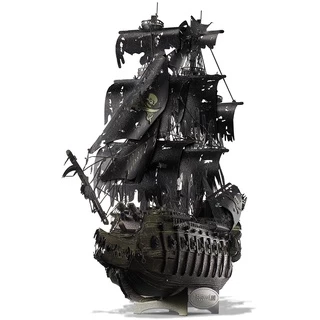Piececool จิ๊กซอว์โลหะ 3 มิติสำหรับผู้ใหญ่ - ชุดสร้างโมเดล Flying Dutchman ของขวัญเรือโจรสลัดสำหรับเด็ก