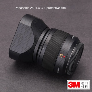 สติกเกอร์ฟิล์มกันรอยเลนส์ ลายพราง 3M สําหรับ Panasonic LUMIX G 25F1.4 รุ่นที่ 1