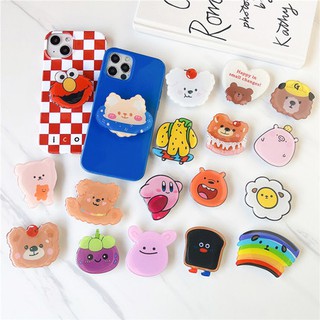 Griptok เซต โทรศัพท์ ที่ตั้งมือถือ ที่ตั้งโทรศัพท์ ลายการ์ตูน แหวนจับมือถือ PopSockets