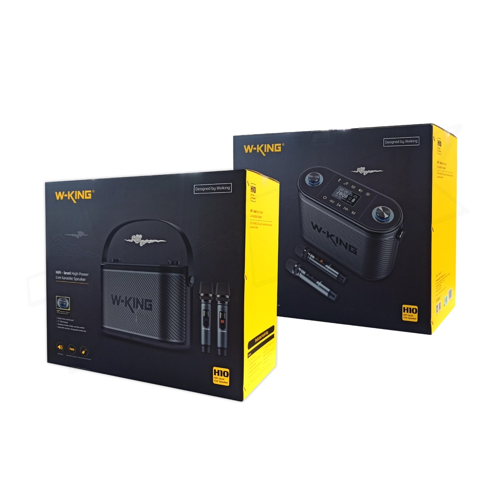 🔥รุ่นใหม่ล่าสุด🔥 W-king H10 / H10S ลำโพง ลำโพงบลูทูธ กำลังขับ 120W เบสแน่น Bluetooth Speaker ลำโพงไร้สาย แถม ไมโครโฟน