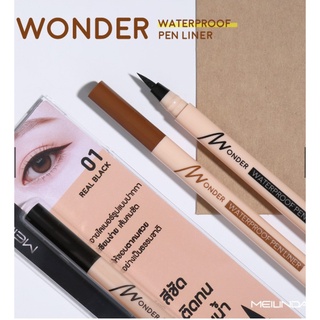 ⚡FLASH SALE⚡♡พร้อมส่ง MEILINDA MC3103 WONDER WATERPROOF PEN LINER ของแท้100%