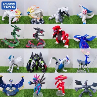 โปเกมอนฟิกเกอร์ Pokemon figures Arceus Rayquaza Groudon Kyogre Solgaleo Lunala Ho-Oh Xerneas Yveltal Hydreigon Genesect Latios Latias Entei Raikou Pikachu Charizard Venusaur Blastoise Zekrom Reshiram Zygarde EEVEE Vaporeon Jolteon โมเดลของเล่นโปเกมอน