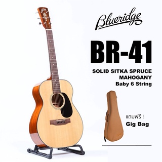 กีตาร์โปร่ง Blueridge รุ่น BR-41 ทรง Baby 3/4 Solid Top ( Sitka Spruce / Mahogany )