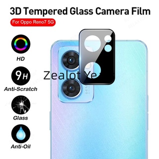 3d กระจกนิรภัย ป้องกันกล้อง สําหรับ Oppo Reno8 Z Reno7 Z Reno 7 Pro 8Z 7Z 5G 7pro เคสป้องกันเลนส์