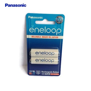 [ของแท้] Panasonic eneloop ถ่านชาร์จ AA 2000 mAh Rechargeable Battery（2 ก้อน/แพ็ค）