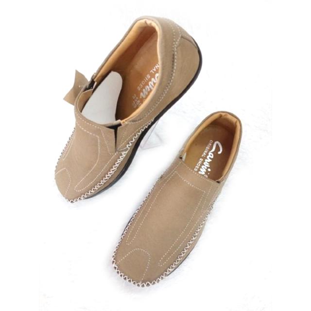 3560 Leather9 รองเท้าหนังแท้​ (พิมพ์​ลายช้าง)​ ใส่เที่ยวผู้ชาย