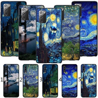 เคสโทรศัพท์มือถือ ซิลิโคนนิ่ม ลายภาพวาด Starry Night Van Gogh Na121 สําหรับ Samsung Galaxy A31 A41 A42 A51 A52 A71 A72 A81 A82 A91