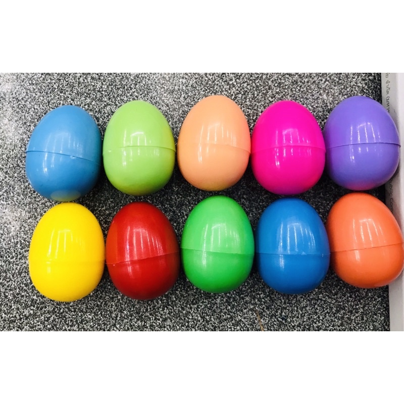 ไข่จับฉลาก ไข่จับรางวัล plastic egg ขนาดประมาณไข่นกกระทา - รูปที่ 2