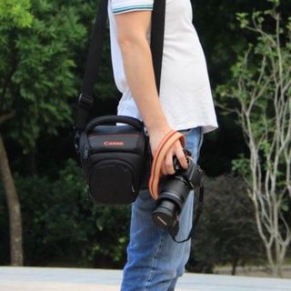 กระเป๋ากล้อง Canon รองรับกล้อง 1 เลนส์ 1 ขนาดกะทัดรัด ทรงสามเหลี่ยม / ทรงหยดน้ำ มือ 1