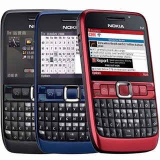 โทรศัพท์มือถือโนเกียปุ่มกด NOKIA E63 (สีแดง) 3G/4G รุ่นใหม่ 2020